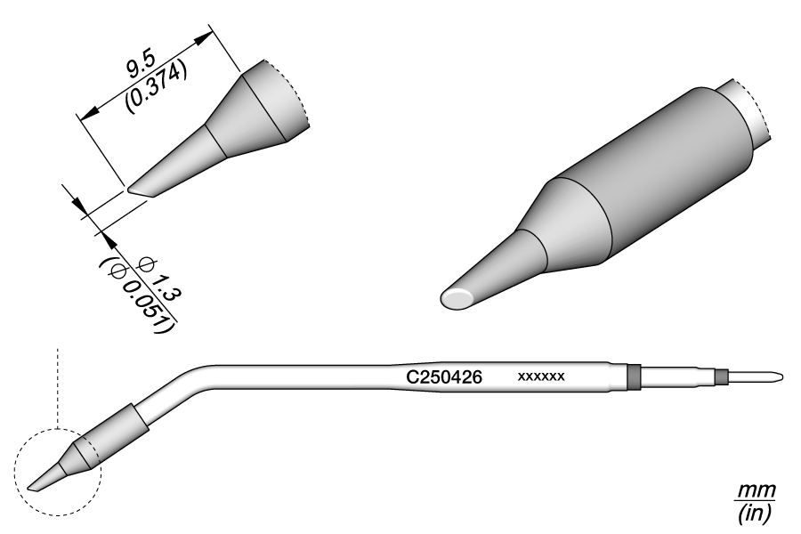 C250426 - Bevel Cartridge Ø 1.3